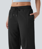 Low Rise Drawstring Casual Joggers with Pockets