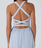 BreezefulTM Quick Dry Maxi Casual Dress with Pockets
