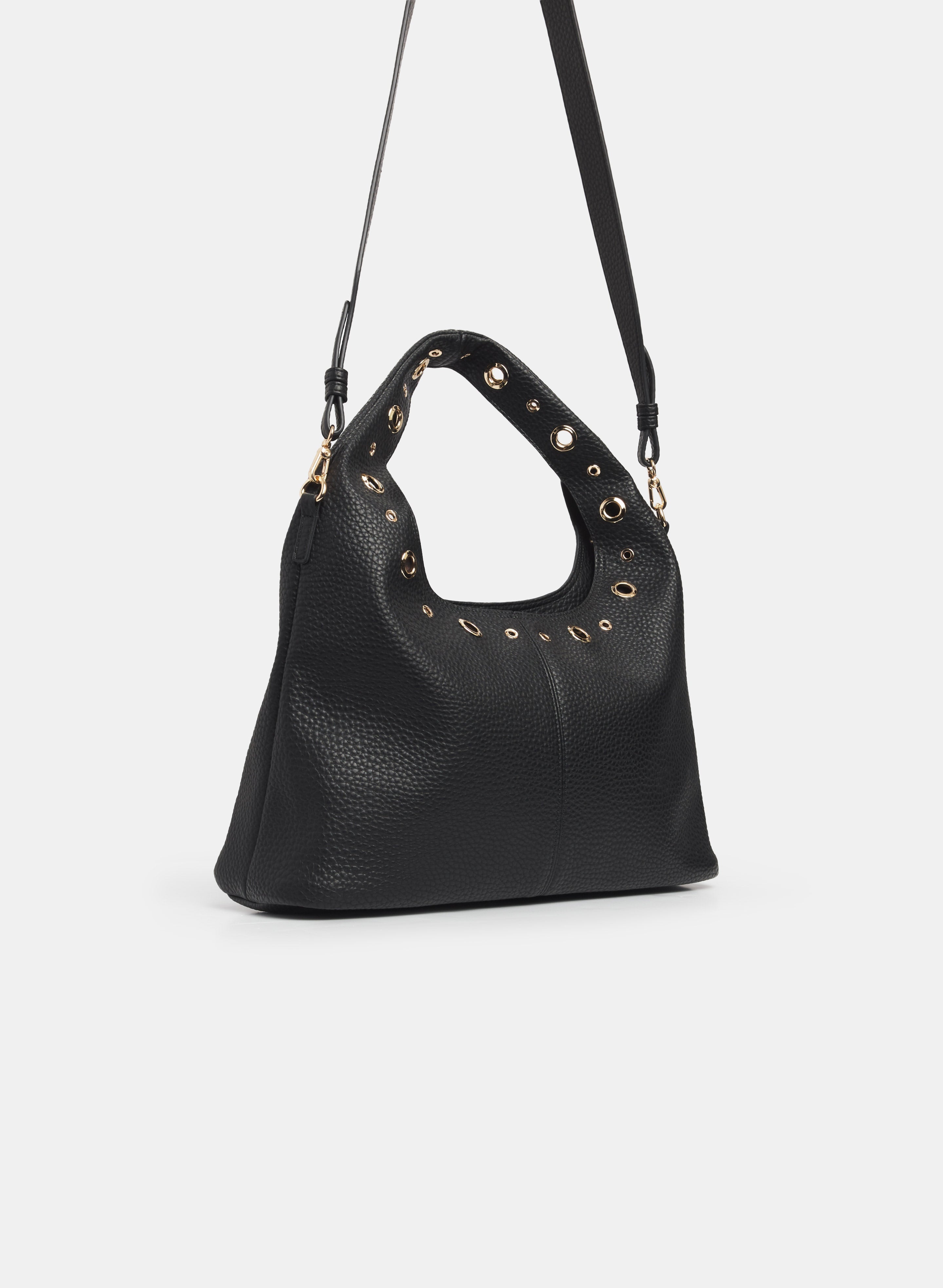 Grommet Embellished Bag