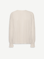 Angela | Ecru Crochet Arlyne Blouse