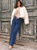 Foxy Faux Fur Jacket