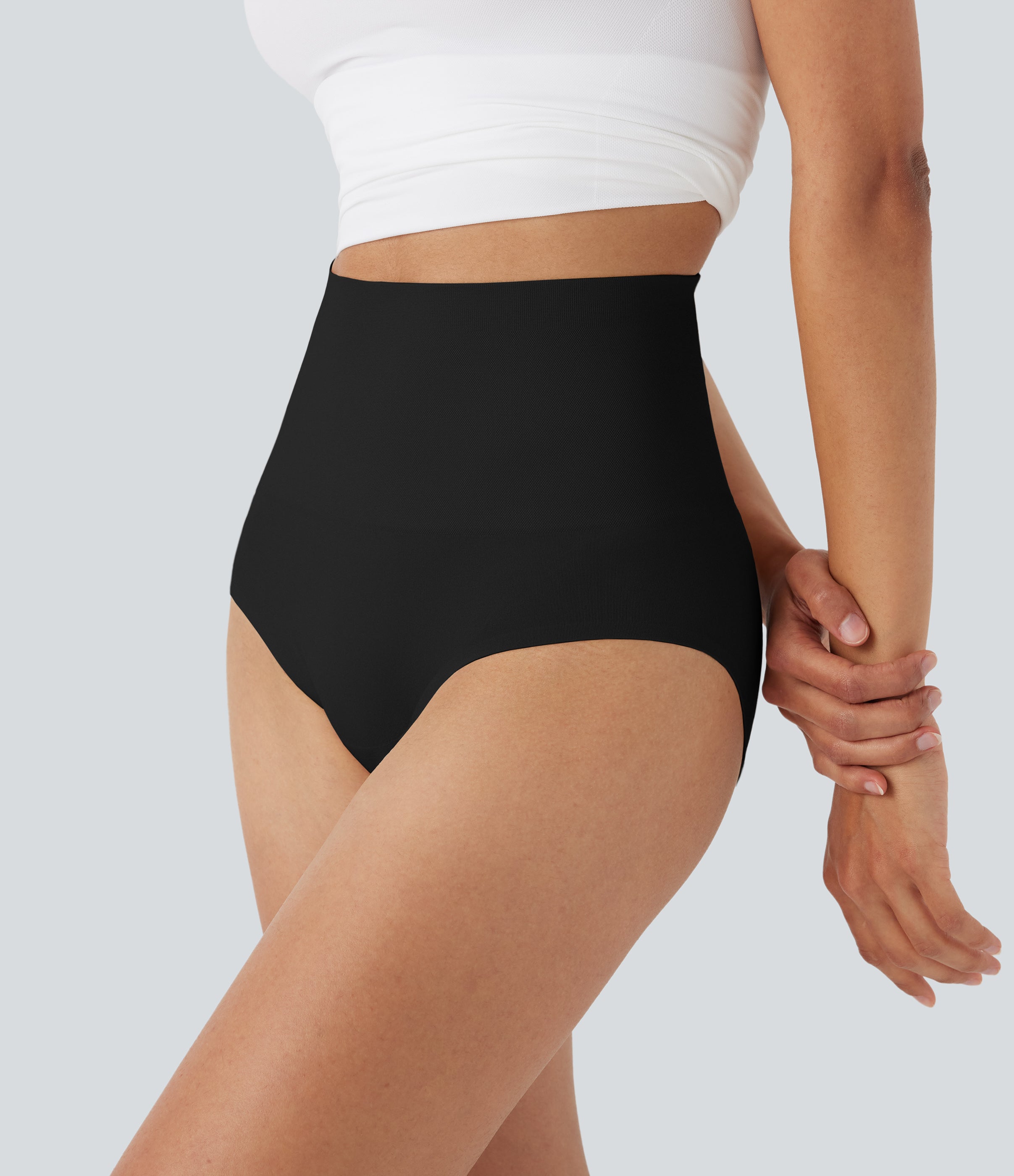 Seamless Flow High Waisted Shapewear Lounge Underwear Panties