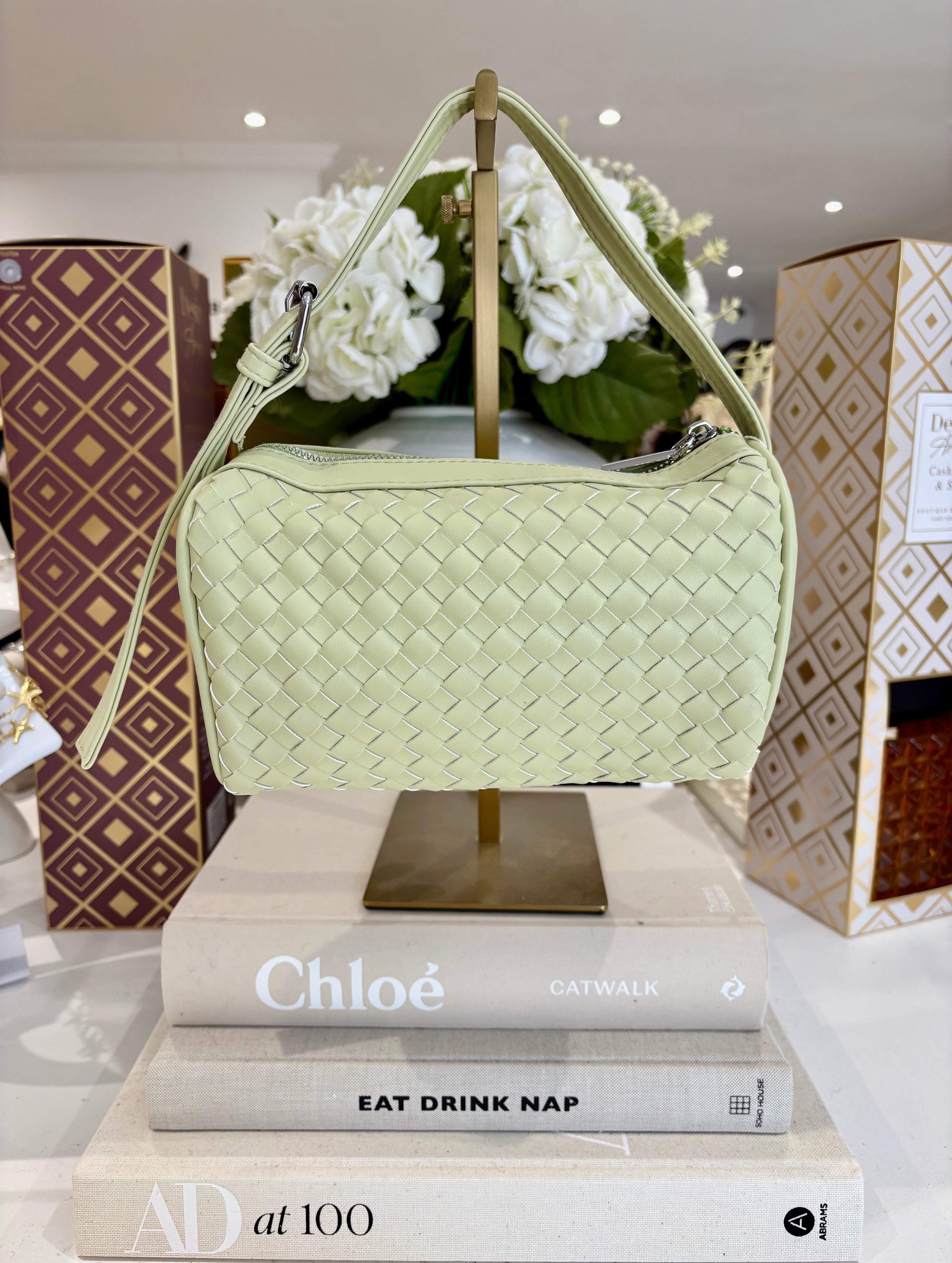 Round Woven Clutch Bag (6 Colours)