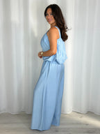 Balloon Style Thick Strap Top And Gathered Trouser Co-Ord (10 Colours)