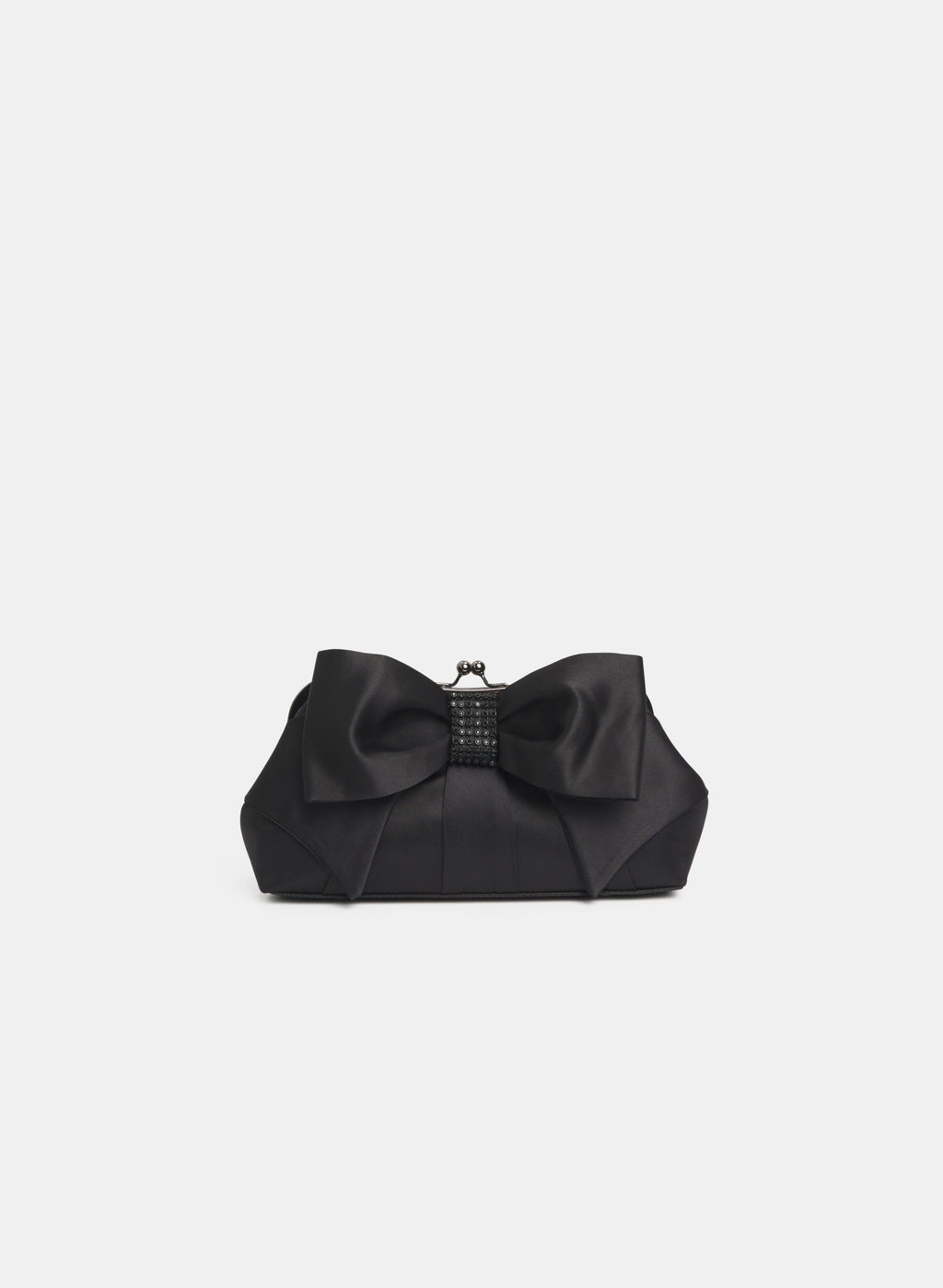 Satin Bow Clutch