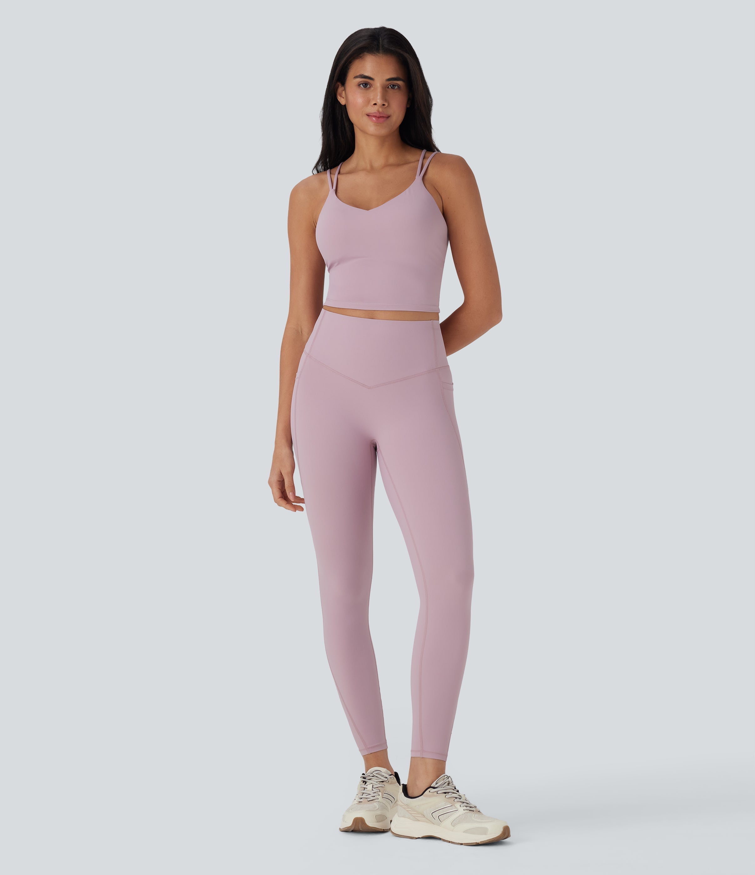 UltraSculptTM Cool Quick Dry Cropped Yoga Tank Top-UPF50+