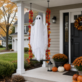 Lighted Halloween Ghost Swing Decoration