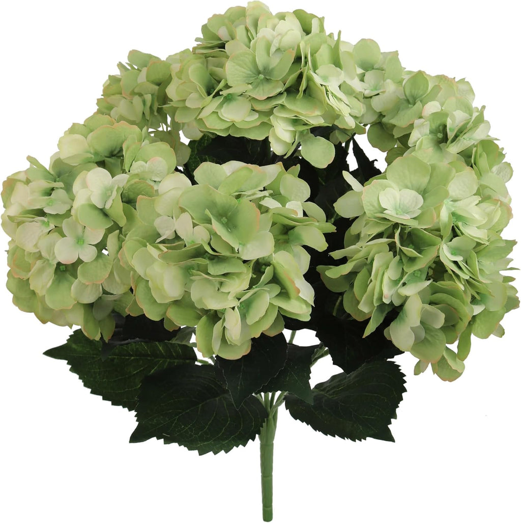 Hydrangea Artificial Flowers - UV Resistant Indoor & Outdoor Bushes