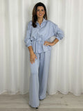 Drawstring Waist Jacket & Trouser Co-Ord (4 Colours)