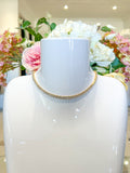 Square Studded Tennis Necklace (2 Colours)