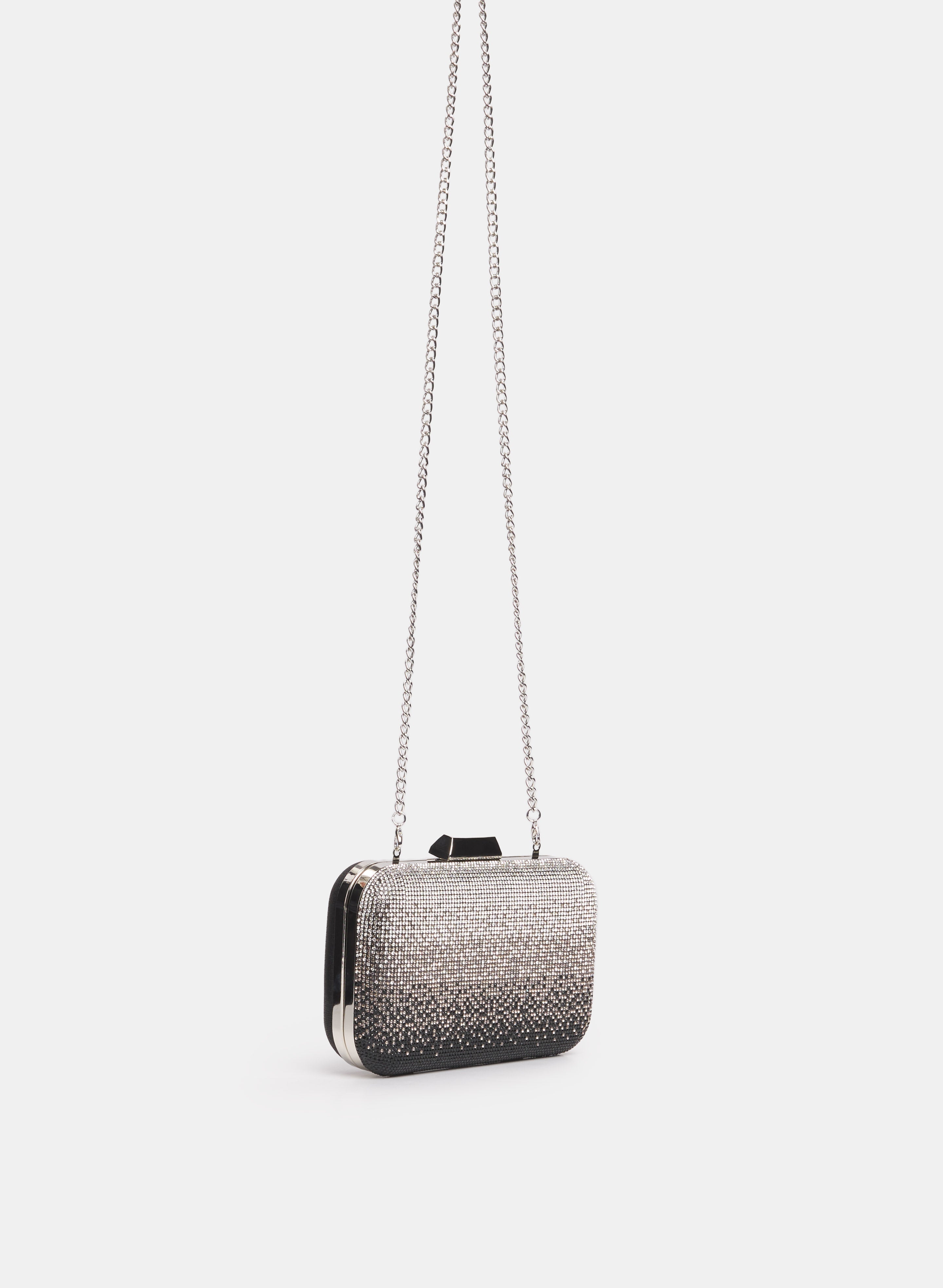 Ombre Crystal Embellished Clutch