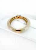 Gold Resin Hinged Bangle (2 Colours)