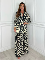 FLORENCE - Dress (Zebra Print)