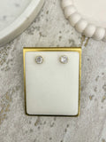 Diamante Large Stone Studs (2 Colours)