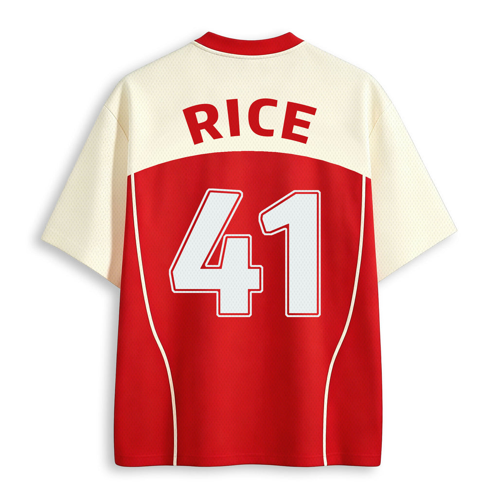 Declan Rice #41 Arsenal Vintage Soccer Mesh Jersey