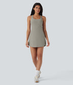 SoftlyZeroTM QuickDry 2-Piece Mini Tennis Active Dress with Pockets