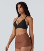 Lace Up Bikini Top Swimsuit