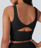 UltraSculptTM Cool Quick Dry Built-in Bra Yoga Tank Top-UPF 50+