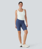 SoftlyZeroTM Plush Padded V Neck Running Tank Top-D/DD/DDD/F Cups