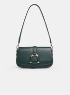 Vegan Leather Saddle Handbag