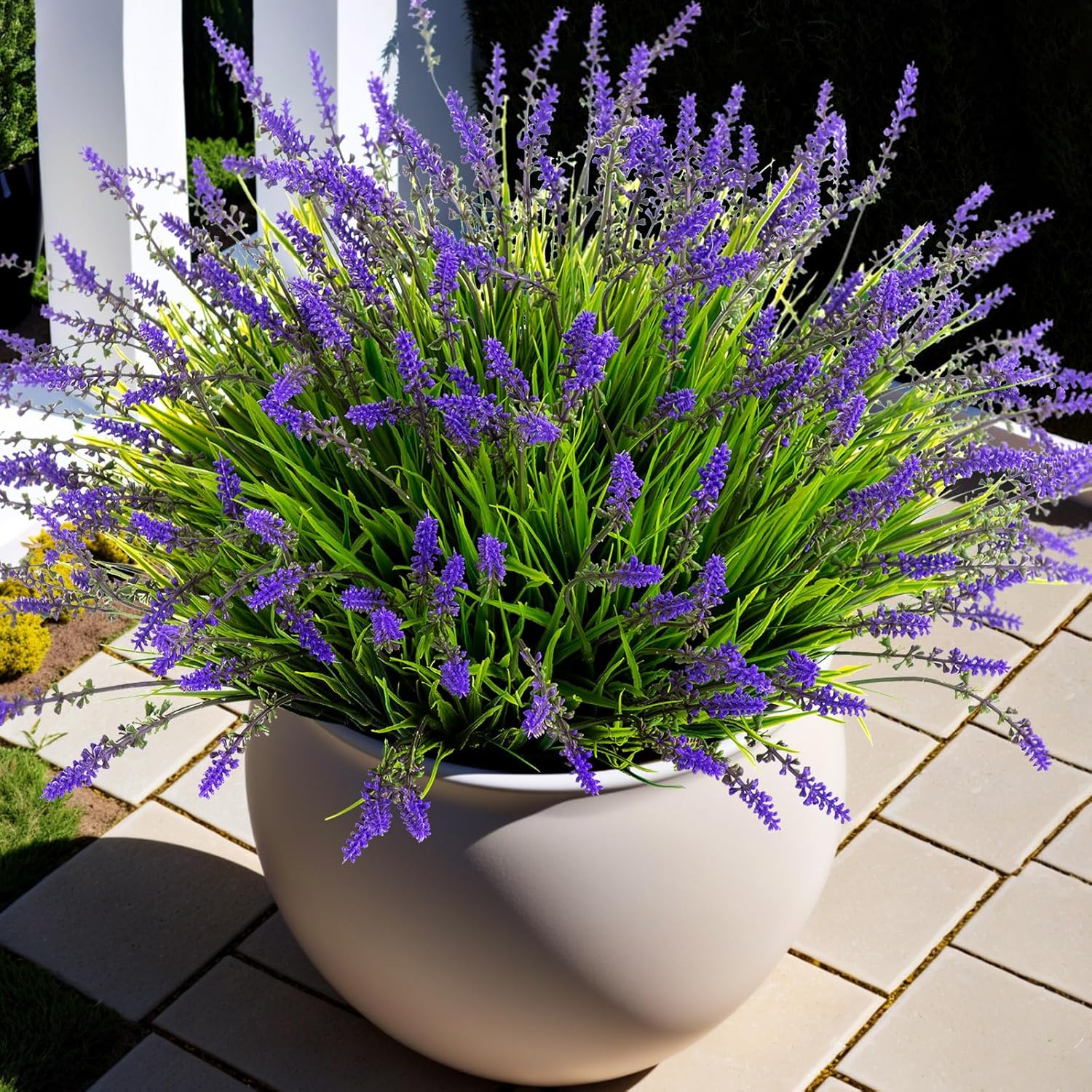 3 Bundles UV-Resistant Faux Monkey Grass