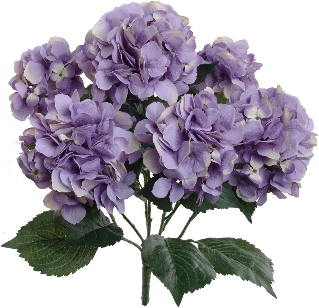 Hydrangea Artificial Flowers - UV Resistant Indoor & Outdoor Bushes