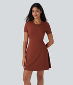 Cut Out Flare Mini Dance Active Dress-D/DD/DDD/F Cups