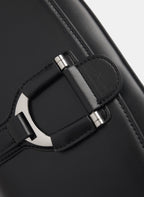 Vegan Leather Saddle Handbag
