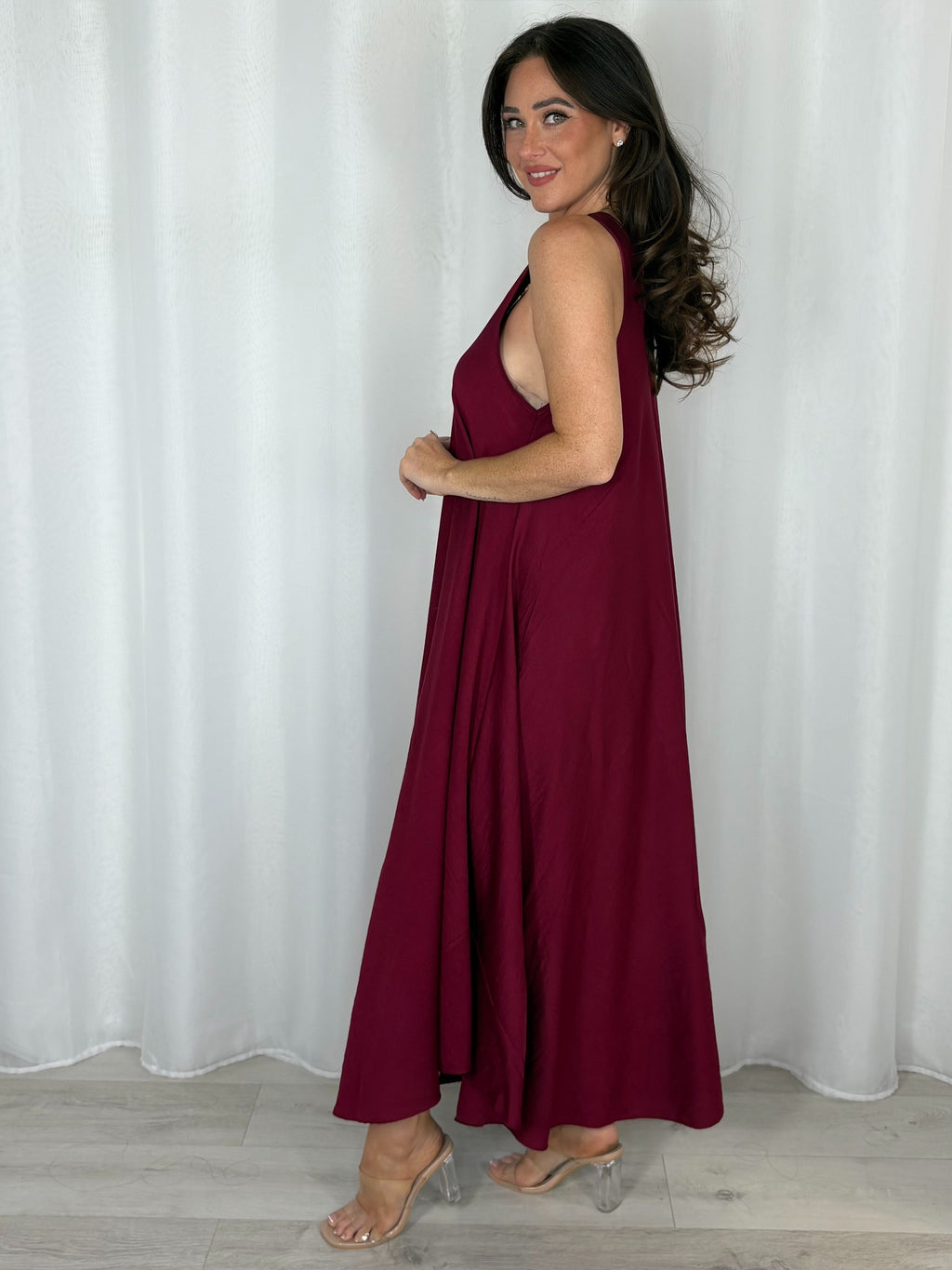 Maxi Dress With Necklace (4 Colours)