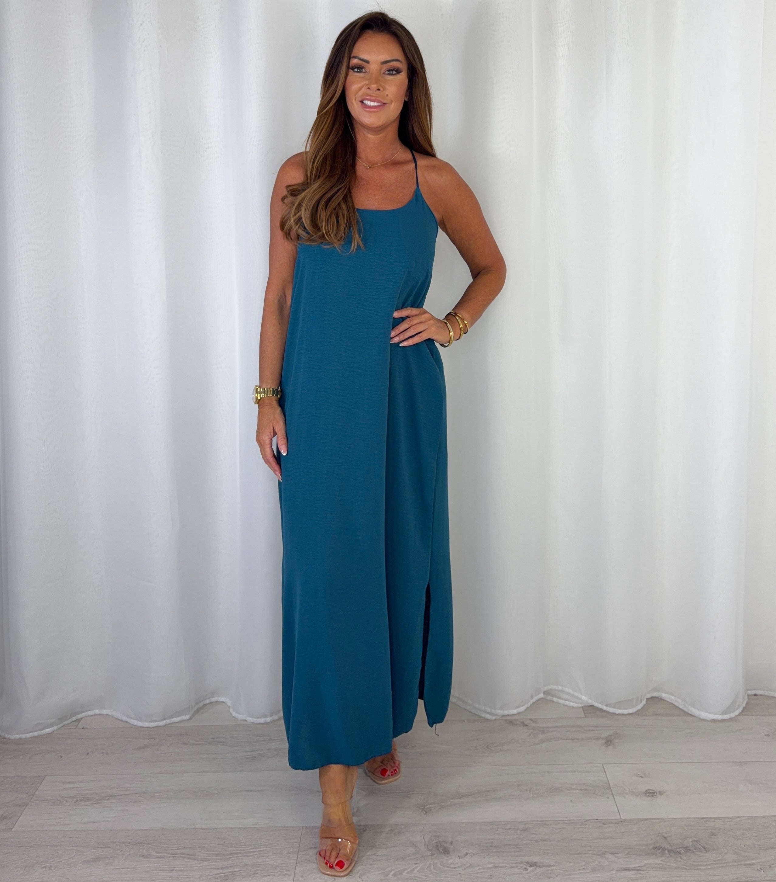 Spaghetti Strap Maxi Dress (14 Colours)