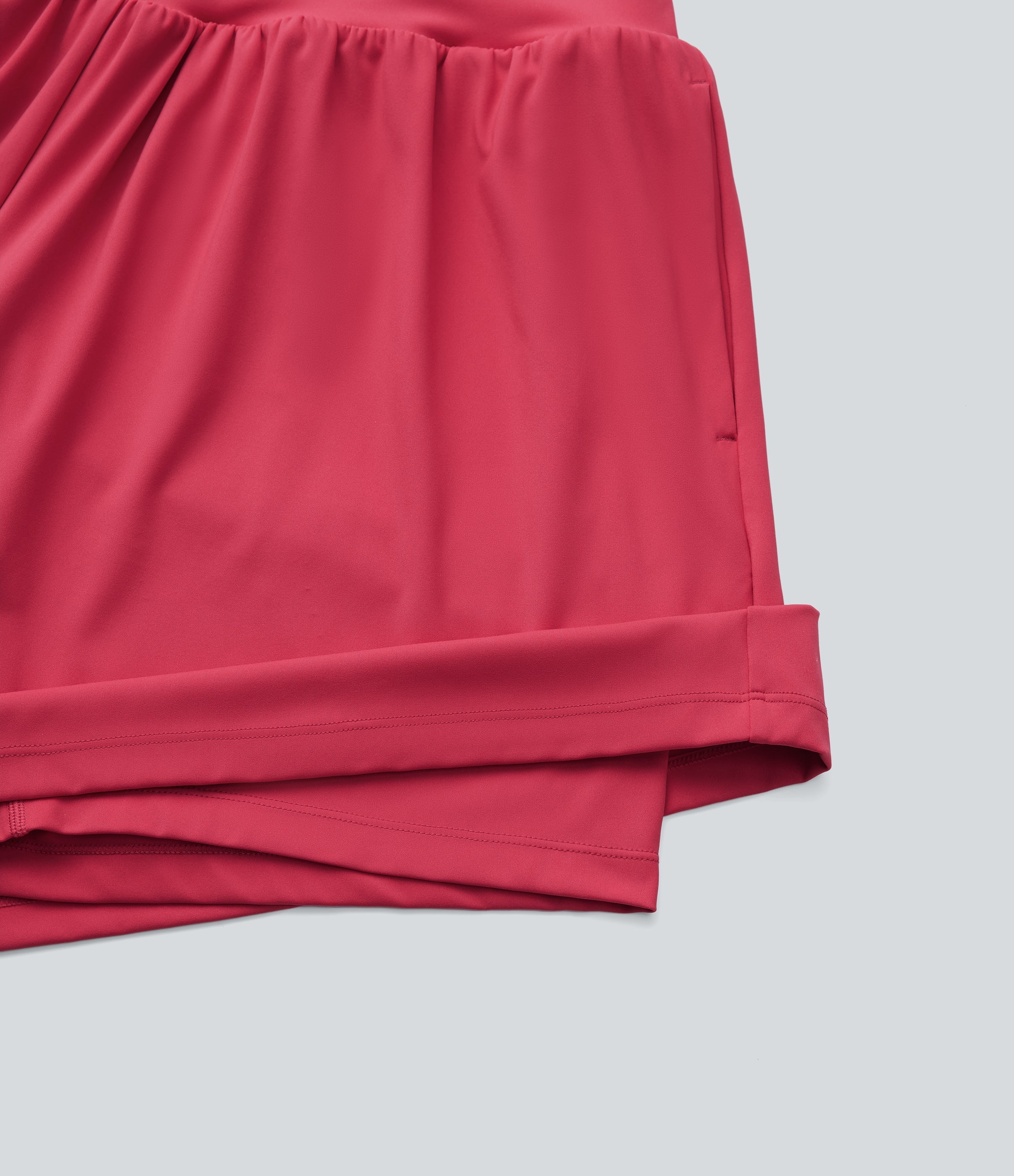 SoftlyZeroTM Airy Super High Waisted 2-in-1 Cool Touch Yoga Plus Size Shorts 7" with Pockets