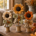 Rustic Sunflower Tabletop Decor Set of 3