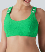 Texture Bikini Top Swimsuit