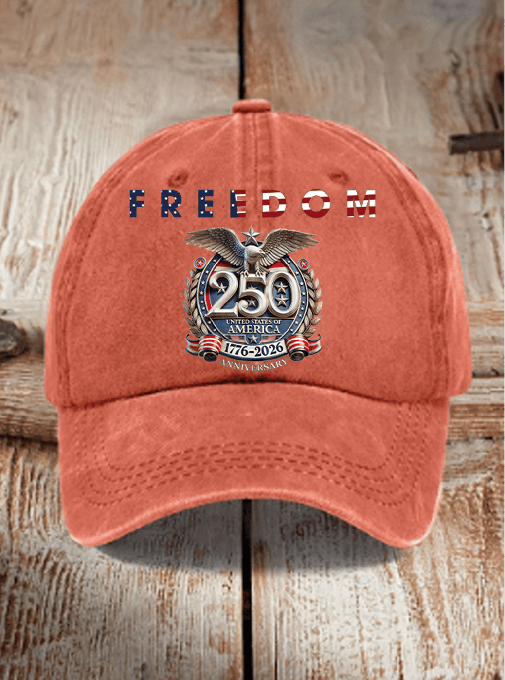 Unisex  American 250th Print  Casual  Hat