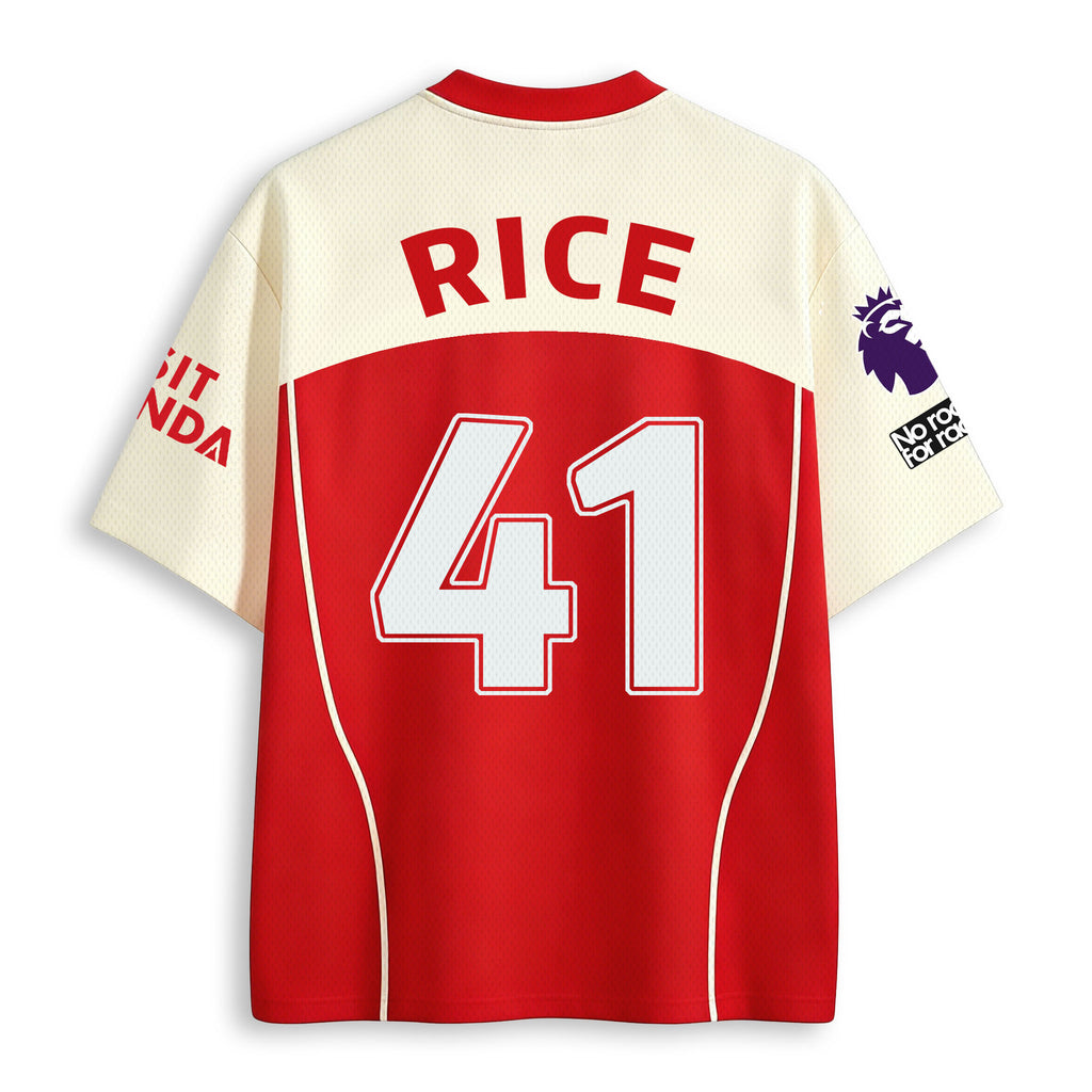 Declan Rice #41 Arsenal Vintage Soccer Mesh Jersey
