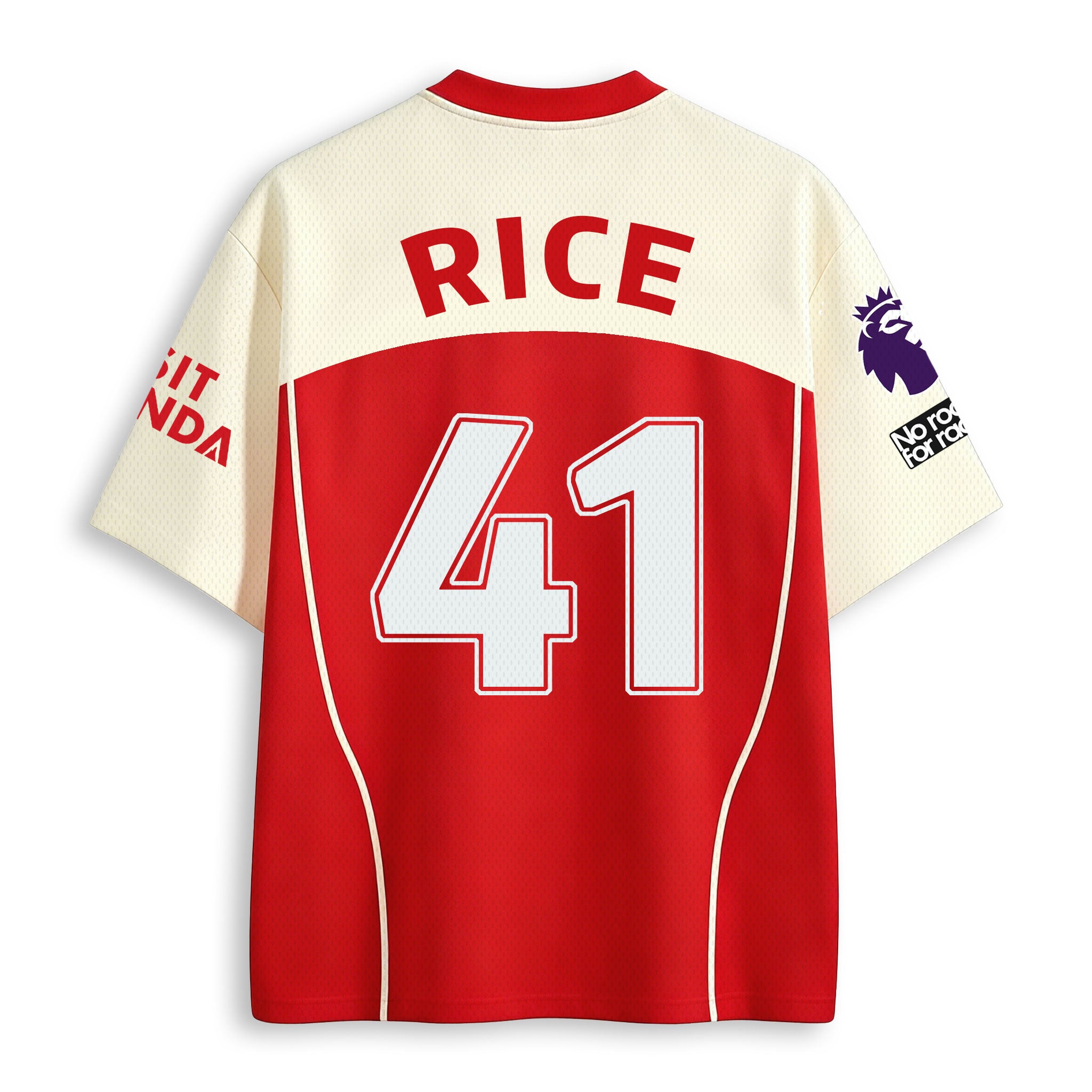 Declan Rice #41 Arsenal Vintage Soccer Mesh Jersey
