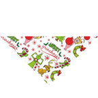 Family Christmas White Pajamas Set With Colorful Pattern Print