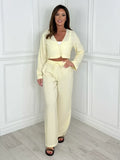 ST TROPEZ - Trousers (Lemon)