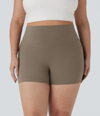 Plus Size UltraSculptTM SoCinched High Waisted Tummy Control Training Biker Shorts 3'' with Pockets