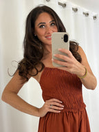 Smocked Wide Leg Jumpsuit (4 Colours)