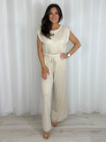 Shoulder Pad Sleeveless Trouser Co-Ord (7 Colours)