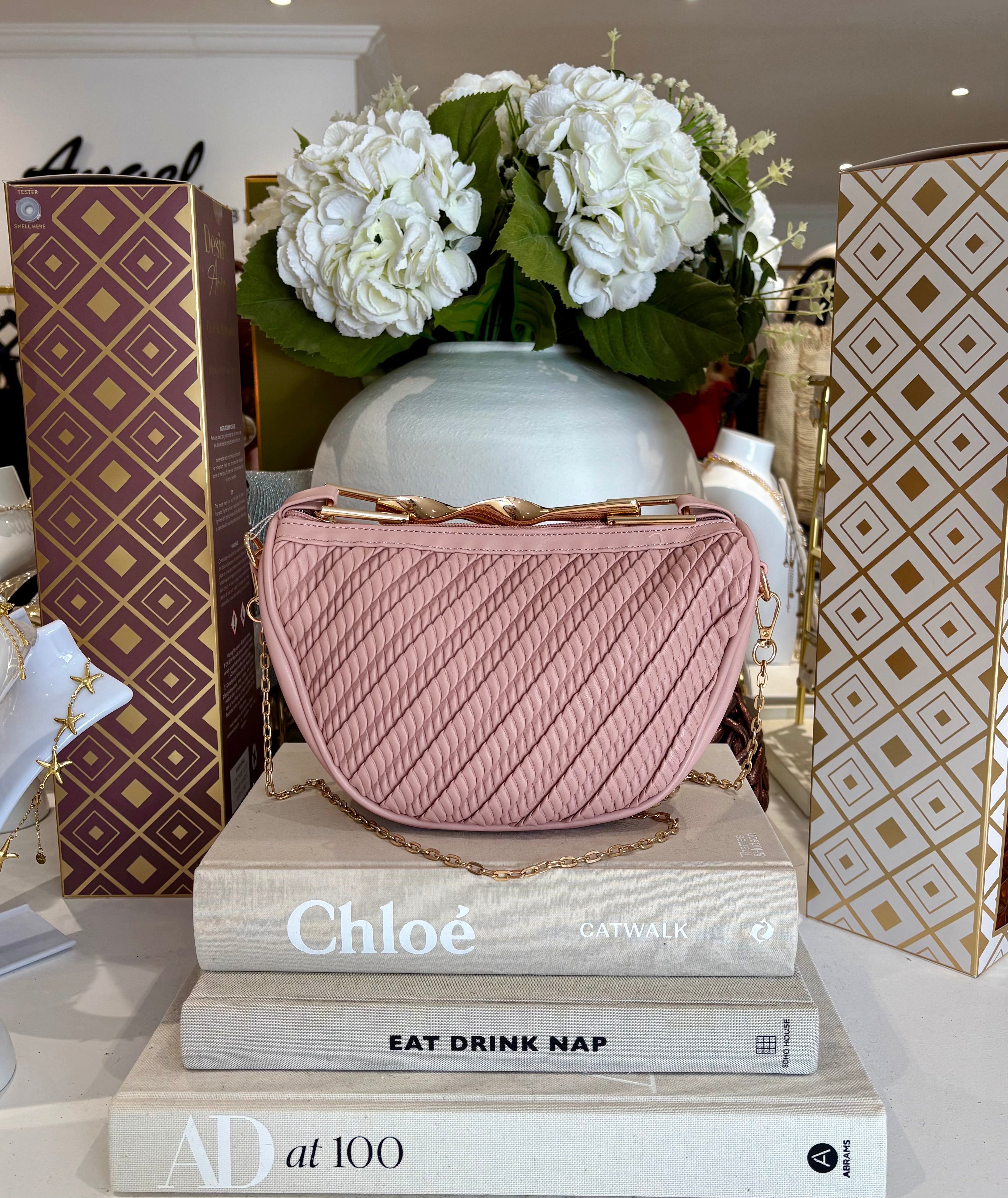 Semi Circle Clutch Bag (7 Colours)