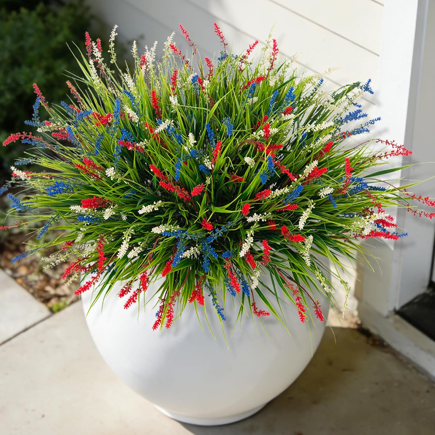 3 Bundles UV-Resistant Faux Monkey Grass