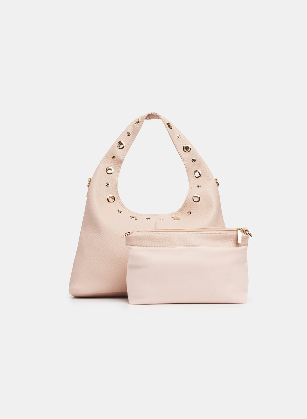 Grommet Embellished Bag