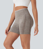 Seamless Flow High Waisted Scrunch Butt Lifting Yoga Biker Shorts 5''