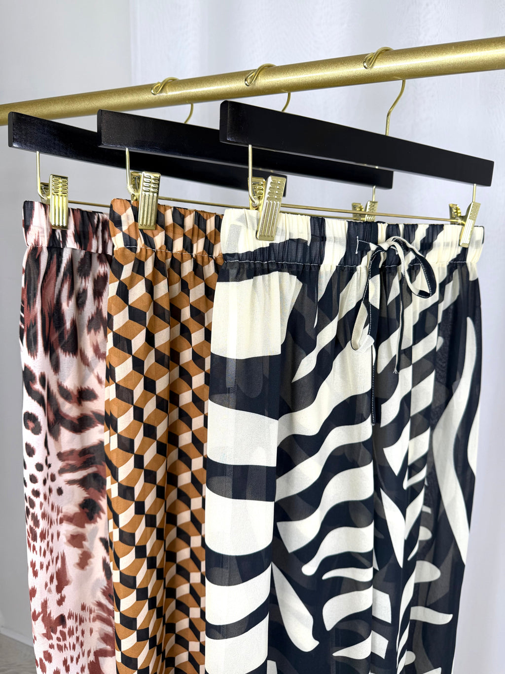 ST TROPEZ - Trousers (Geo Print)