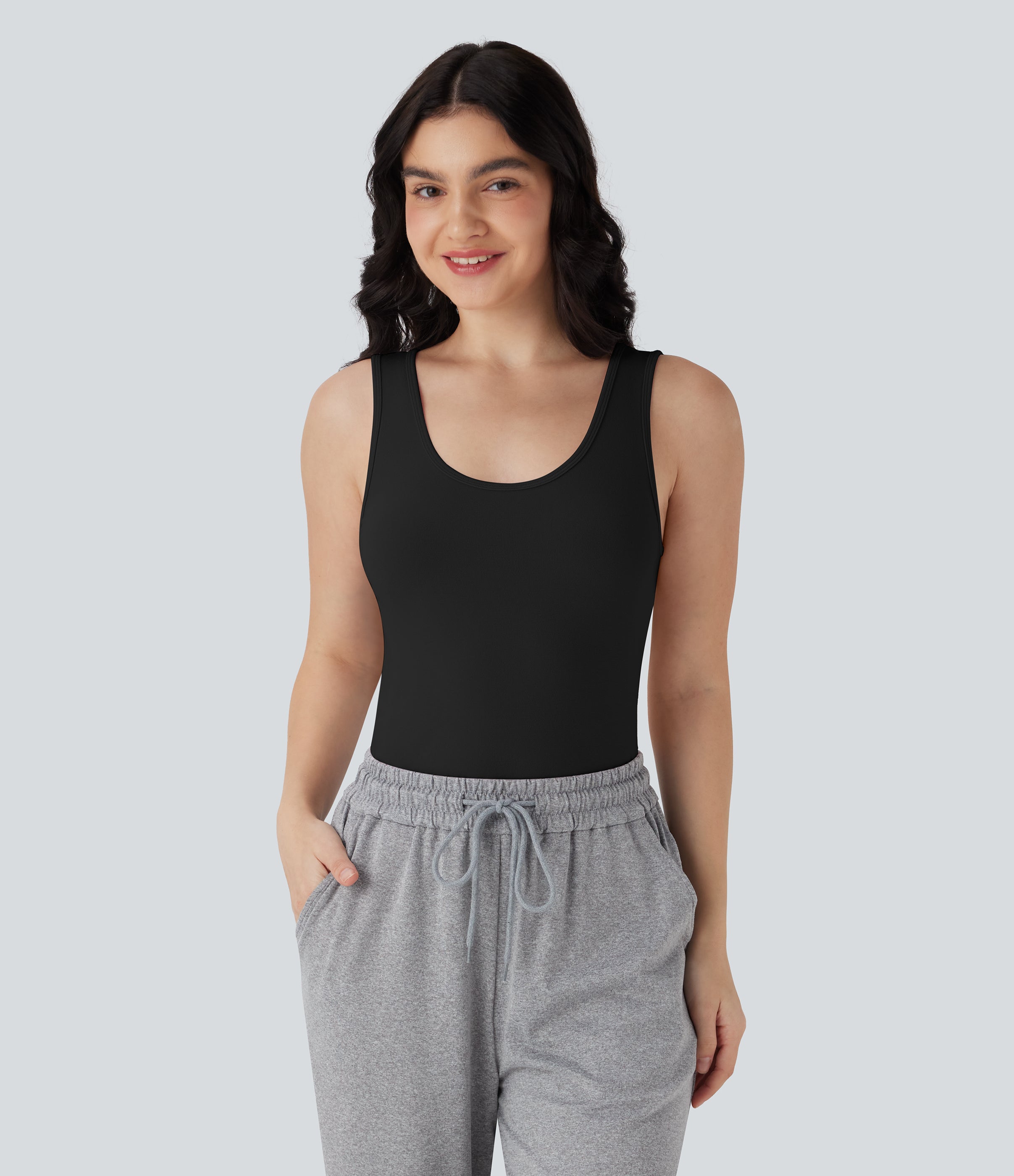 Seamless Flow U Back Lounge Tank Top