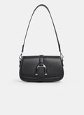 Vegan Leather Saddle Handbag