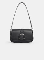 Vegan Leather Saddle Handbag
