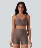 Medium Support Sheen Running Sports Bra